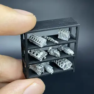 1:64 Scale Engine Storage Rack with 3 Shelves 10 Sdaeaafda25df44e1836af6e239de149ah