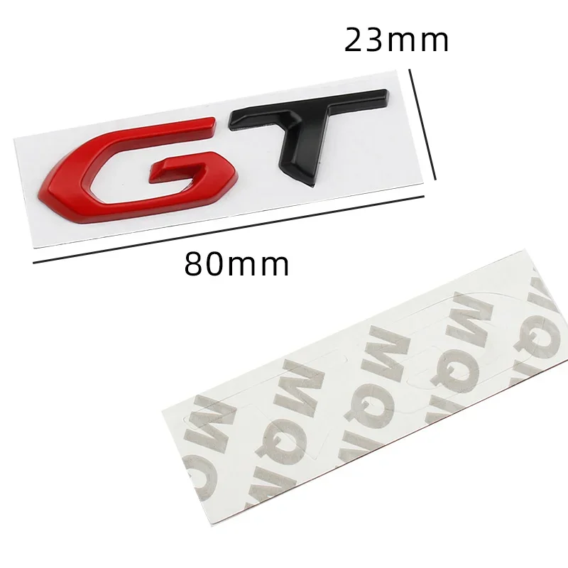 3D Metal GT Logo Emblem Badge for Kia Peugeot 3 3D Metal GT Logo Emblem Badge for Kia Peugeot - Image 3