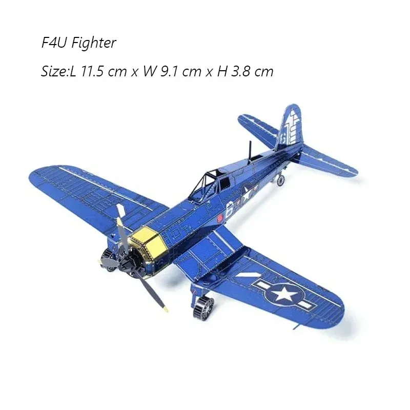 3D Metal Puzzle Set of Military Aircraft Models 12 3D Metal Puzzle Set of Military Aircraft Models - Image 12