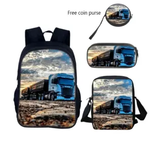 SCANIA Anime School Backpack Set for Kids 37 Sde2b8f625ef541c693ad3562015a16eec