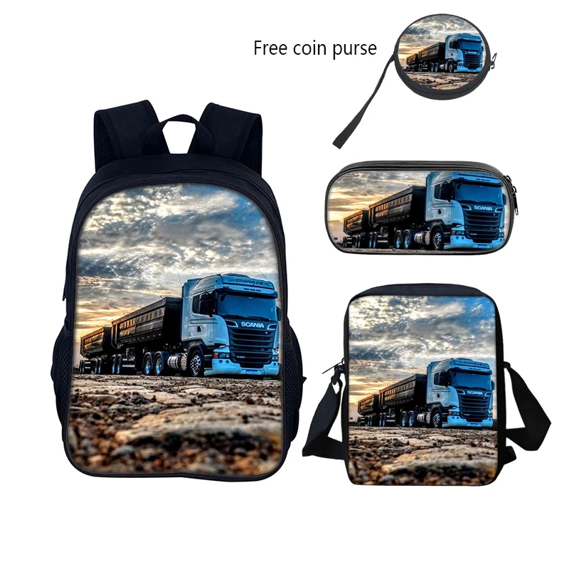 SCANIA Anime School Backpack Set for Kids 2 SCANIA Anime School Backpack Set for Kids - Image 2