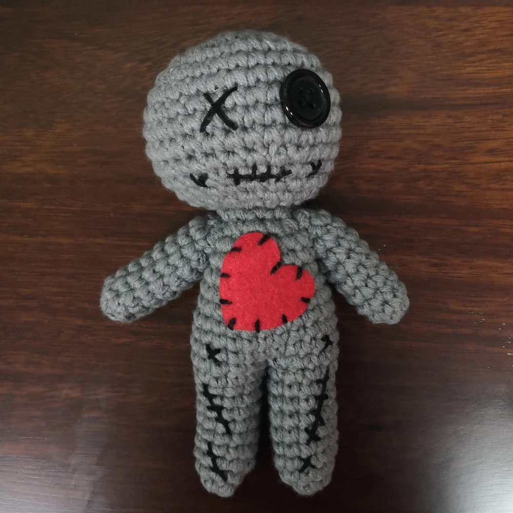 Unique Plush Voodoo Doll 13 cm Decorative Piece 3 Unique Plush Voodoo Doll 13 cm Decorative Piece - Image 3