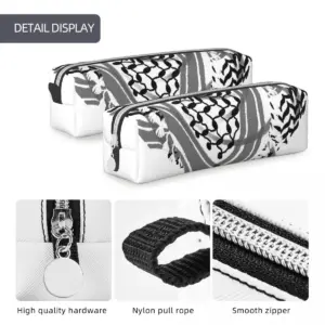 Palestine Keffiyeh Pencil Case with Zipper Closure 10 Sde9bc5e8db634ab996c6440a1afe7bd8q