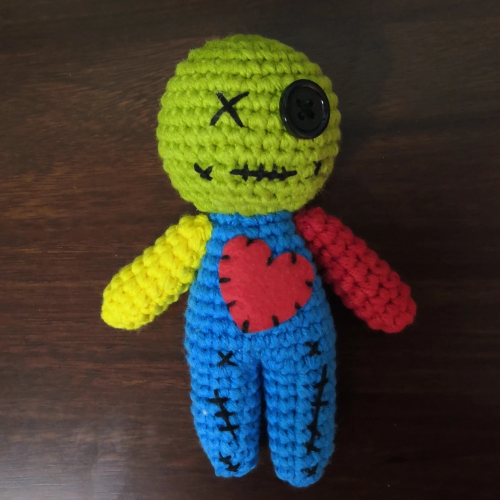 Unique Plush Voodoo Doll 13 cm Decorative Piece 6 Unique Plush Voodoo Doll 13 cm Decorative Piece - Image 6