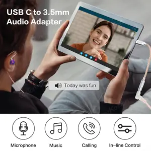 Type-C to 3.5mm Headphone Amplifier Adapter 11 Sdef892e55d8b44b189fda77378f95baca