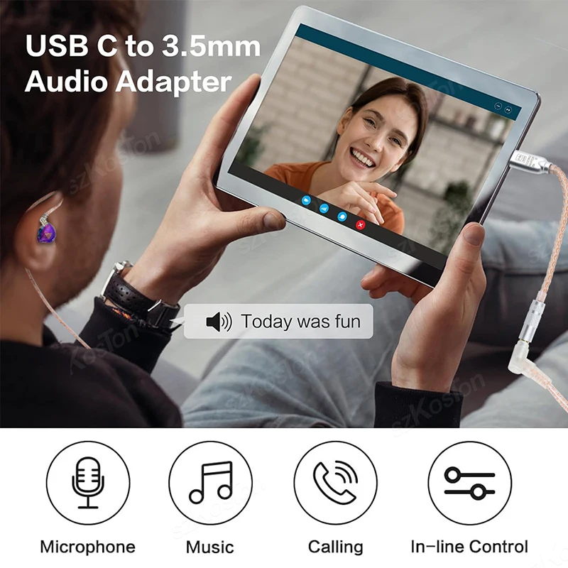 Type-C to 3.5mm Headphone Amplifier Adapter 3 Type-C to 3.5mm Headphone Amplifier Adapter - Image 3