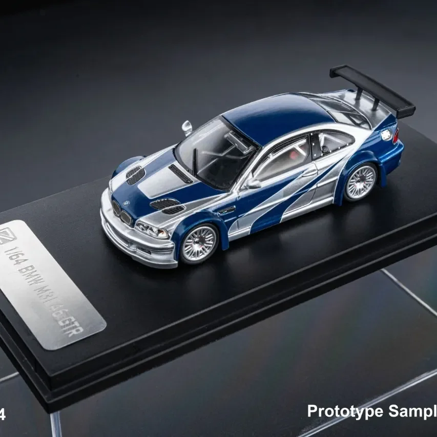 BMW M3 E46 GTR 1:64 Scale Diecast Model 3 BMW M3 E46 GTR 1:64 Scale Diecast Model - Image 3
