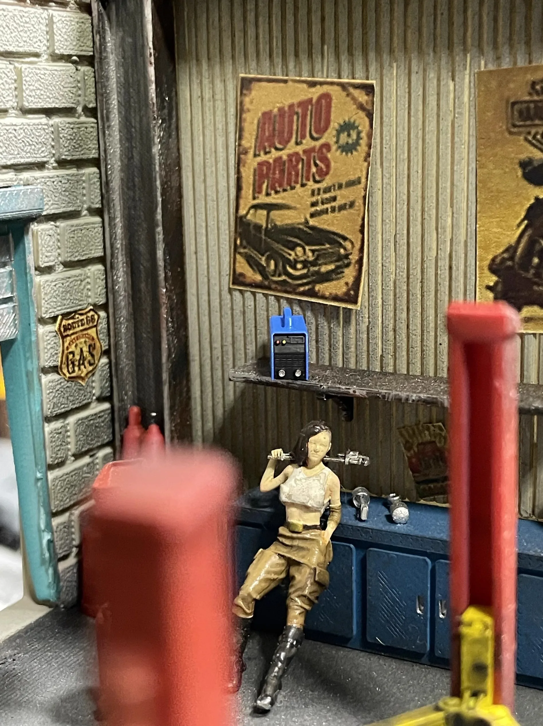 Miniature Welding Machine 1/64 Scale Model 2 Miniature Welding Machine 1/64 Scale Model - Image 2