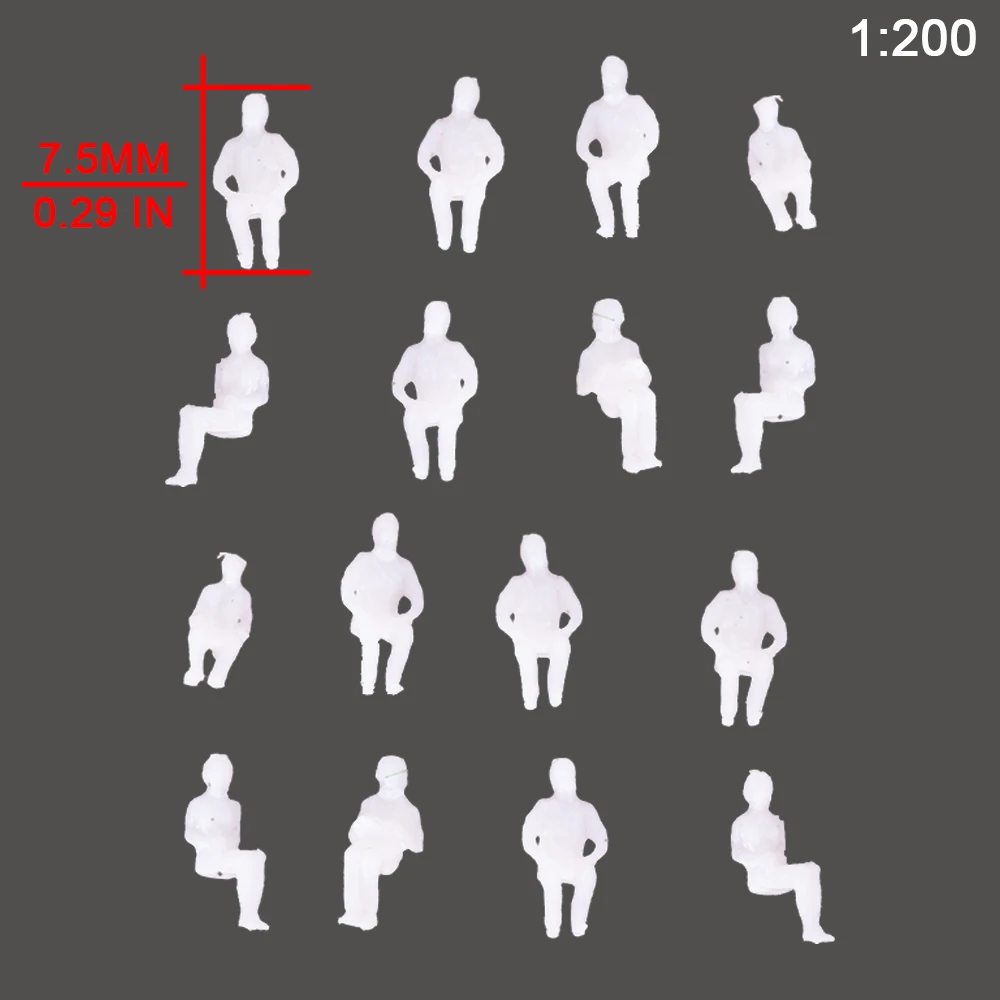Micro People Model Sitting Figure Set 100 Pieces 9 Micro People Model Sitting Figure Set 100 Pieces - Image 9