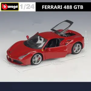Bburago 1:24 Ferrari 488 GTB Diecast Model 10 Se046834d0c86488c89d507bf9128db97y