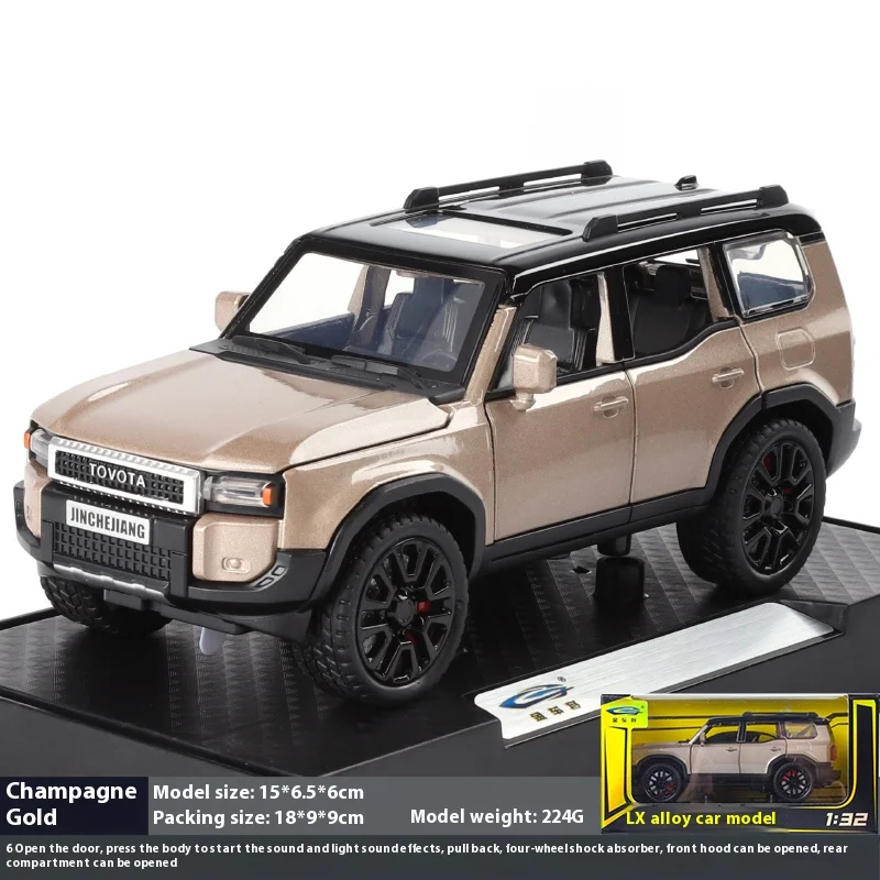 1:32 Scale Prado Die-Cast SUV Model 7 1:32 Scale Prado Die-Cast SUV Model - Image 7