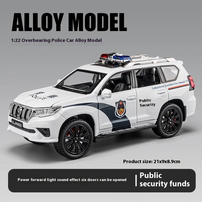 Toyota Prado SUV 1:22 Scale Diecast Model 10 Toyota Prado SUV 1:22 Scale Diecast Model - Image 10