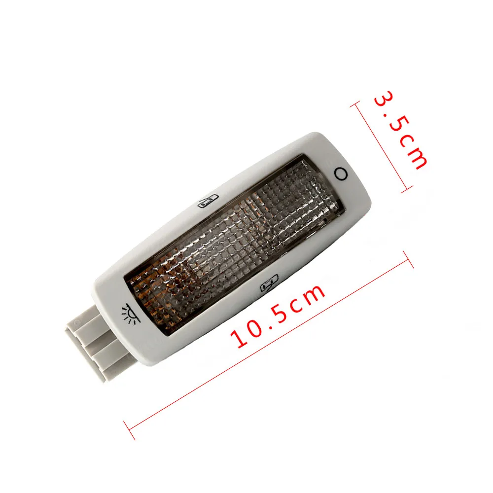 Set of 2 Black Rear Reading Dome Lights 2 Set of 2 Black Rear Reading Dome Lights - Image 2