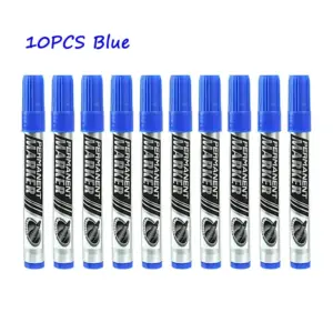 Set of 10 Permanent Marker Pens - Multi-Color 17 Se17bfd3d055d4943ba9c36e65117c11bk