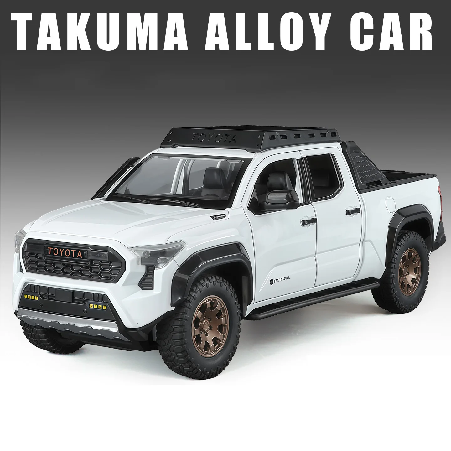 Toyota Tacoma 1/22 Scale Diecast Model Truck 9 Toyota Tacoma 1/22 Scale Diecast Model Truck - Image 9