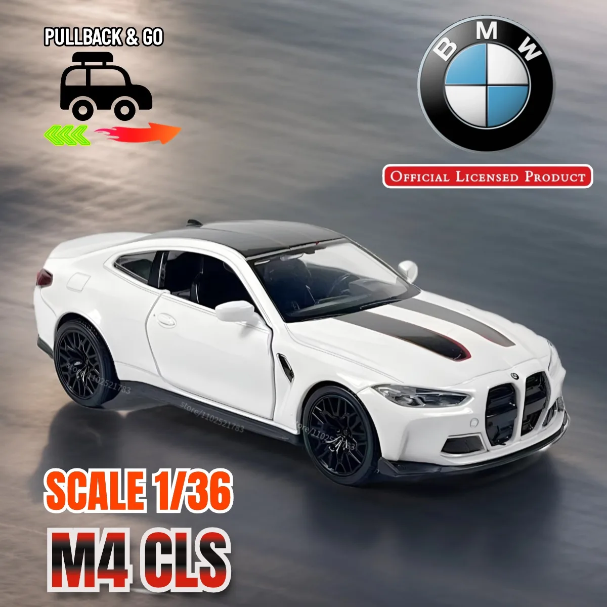 BMW M2 1:36 Scale Pullback Diecast Model 23 BMW M2 1:36 Scale Pullback Diecast Model - Image 23