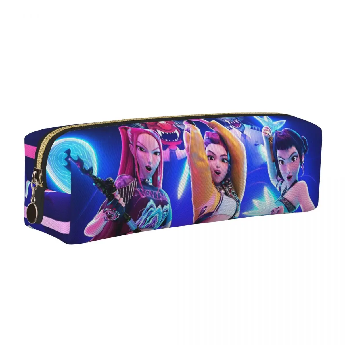 Huntrix Girl Leather Pencil Case for Students 10 Huntrix Girl Leather Pencil Case for Students - Image 10