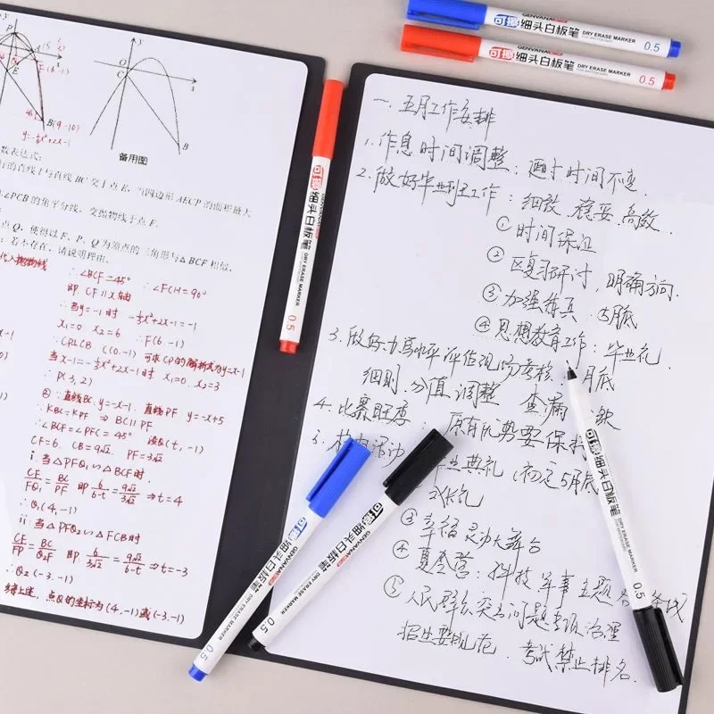 Erasable Whiteboard Marker Pens Set of 5 5 Erasable Whiteboard Marker Pens Set of 5 - Image 5