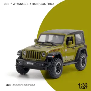 1:32 Scale Jeep Wrangler Rubicon Diecast Model 19 Se2fe1e2a6db34889b0fd9c2c9596e1db0