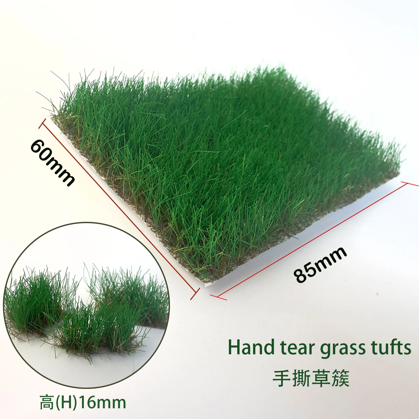 Height 16mm Artificial Grass Tufts for Models 9 Height 16mm Artificial Grass Tufts for Models - Image 9