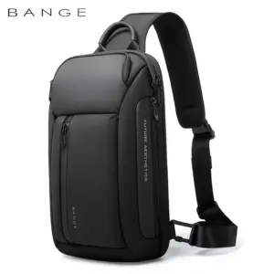 BG-7566 Modern Black Chest Bag for Essentials 16 Se363ffa360694ea99cae61b8d23f99e1u