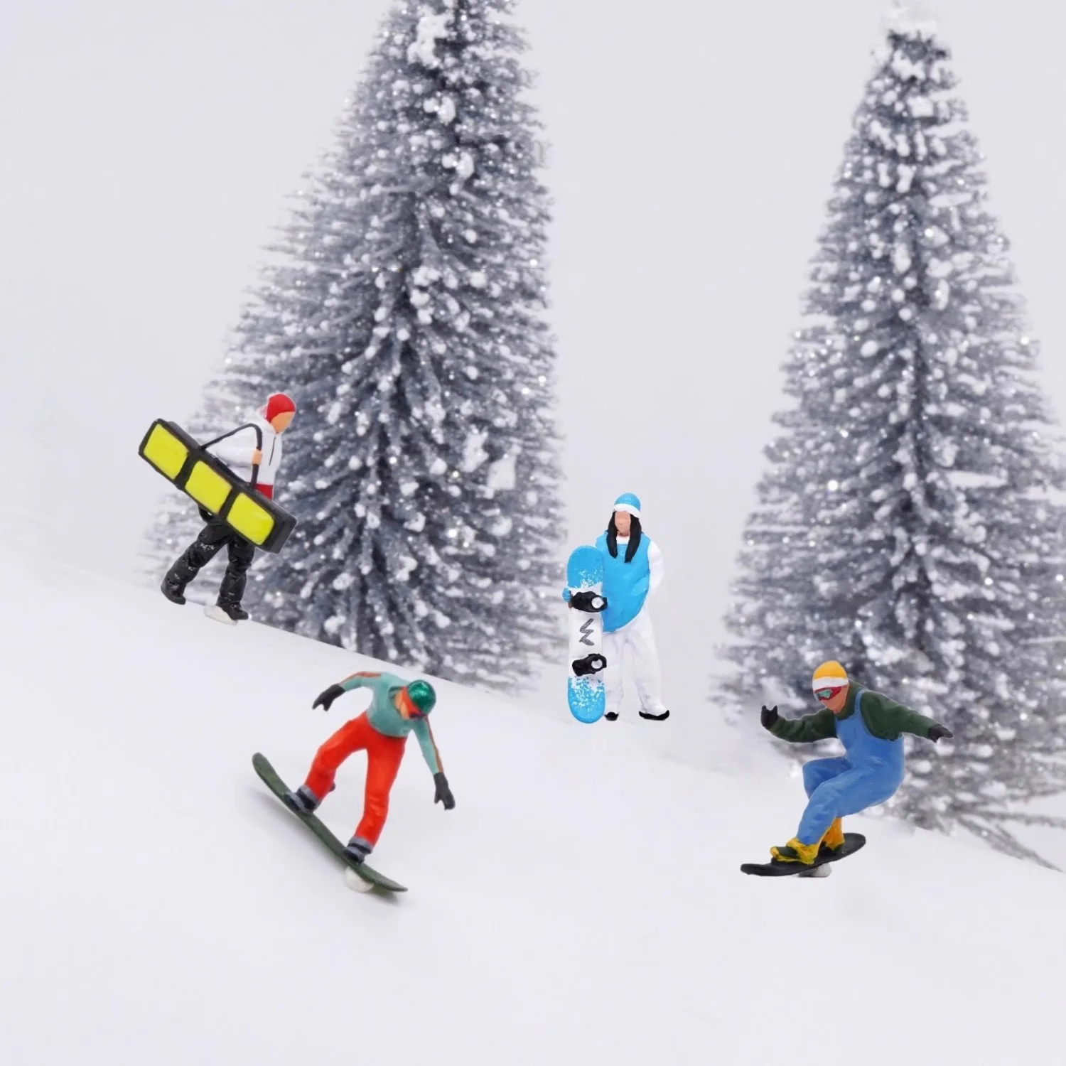 Resin Diorama Miniature Figures Set 1/64 1/87 4 Resin Diorama Miniature Figures Set 1/64 1/87 - Image 4