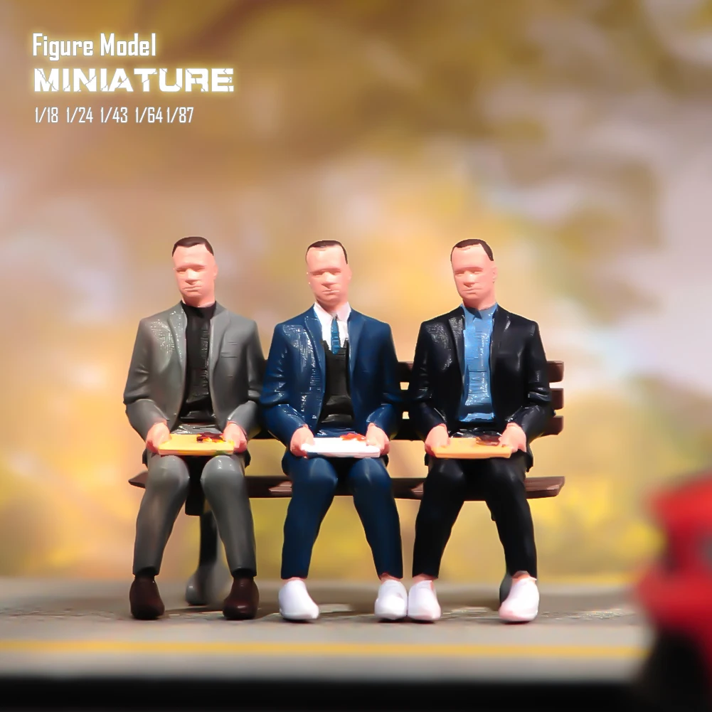 Urban Life Miniature Model Scene with Figures 2 Urban Life Miniature Model Scene with Figures - Image 2