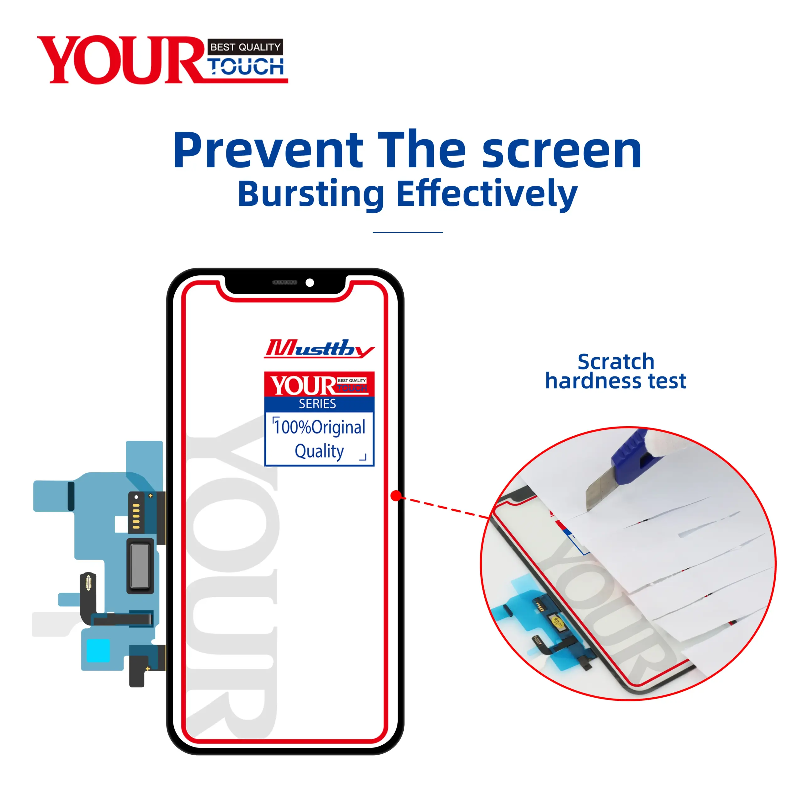 Musttby 3PCS Digitizer Glass for iPhone Models 4 Musttby 3PCS Digitizer Glass for iPhone Models - Image 4