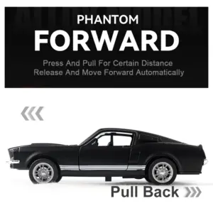 1968 Ford Mustang GT Diecast Model 1:36 Scale 13 Se3e295e5216f4cfc818192c77d85f552f