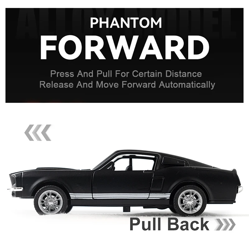 1968 Ford Mustang GT Diecast Model 1:36 Scale 5 1968 Ford Mustang GT Diecast Model 1:36 Scale - Image 5