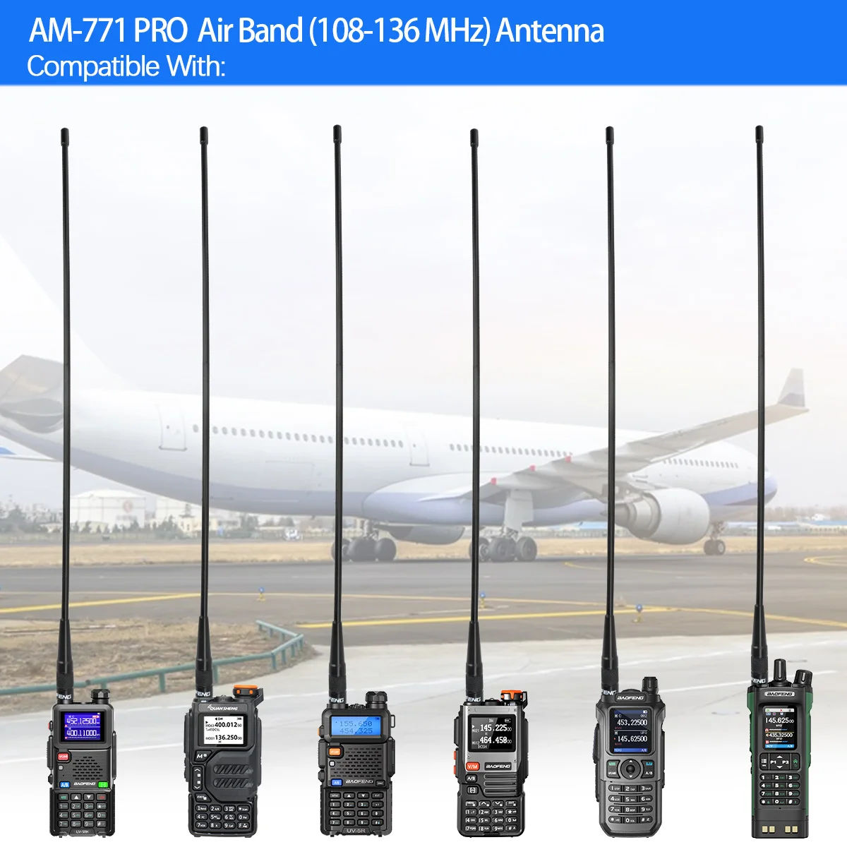 Baofeng AM-771 PRO Air Band Antenna 37/48cm 4 Baofeng AM-771 PRO Air Band Antenna 37/48cm - Image 4