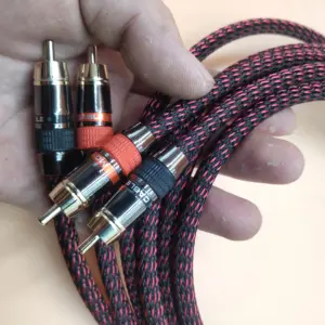 Hi-Fi Monster RCA Audio Cable 24k Gold-Plated 9 Se4b61bd5a2c14ef68e4abaff171c30e8I