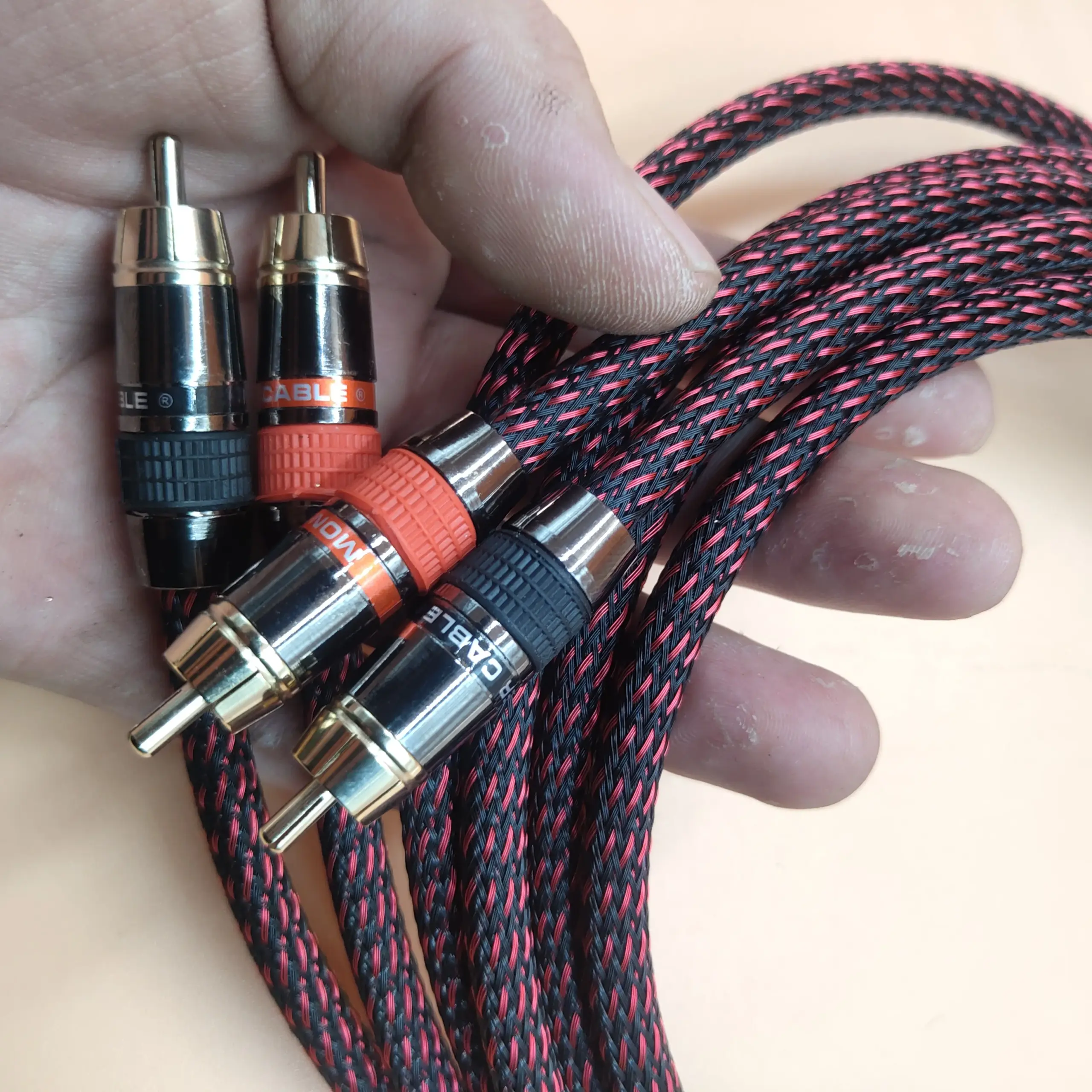 Hi-Fi Monster RCA Audio Cable 24k Gold-Plated 3 Hi-Fi Monster RCA Audio Cable 24k Gold-Plated - Image 3