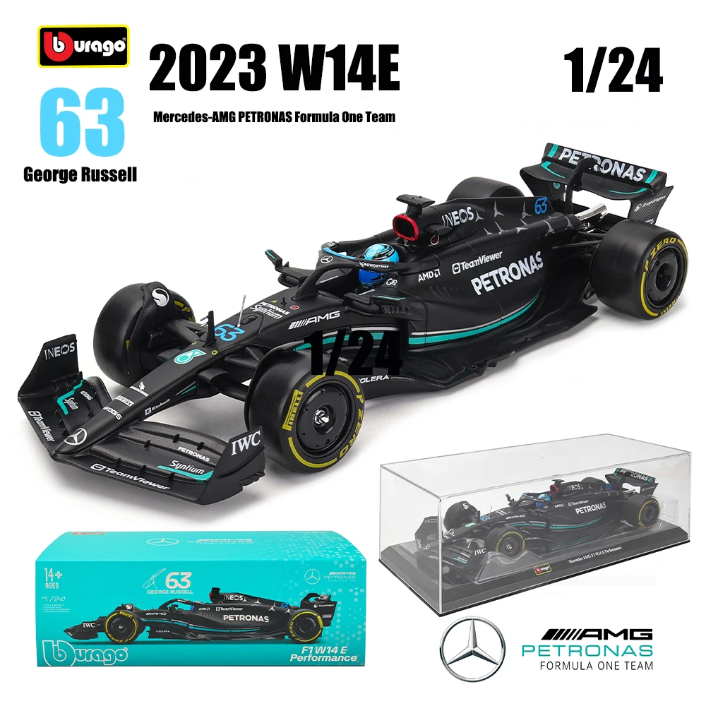Mercedes-AMG W14E 1:24 Scale Diecast Model 14 Mercedes-AMG W14E 1:24 Scale Diecast Model - Image 14