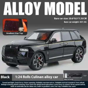 1:24 Scale Pink Rolls-Cullinan Diecast Model 18 Se54a998429a145a2bb62b467fd6e40cca