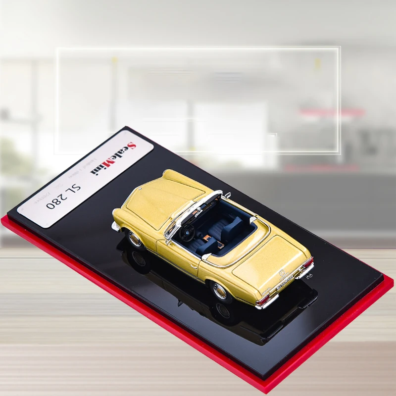 Scale 1:64 Benz SL280 Model Car in Red 4 Scale 1:64 Benz SL280 Model Car in Red - Image 4