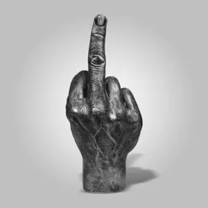 Middle Finger Resin Statue Modern Decor 9x8x20 cm 14 Se5a85247397247f1929ed4b698cccad2O