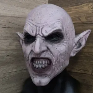 Nosferatu Grey Vampire Latex Mask for Adults 8 Se5adb832831f40f29e5cb28d677771463