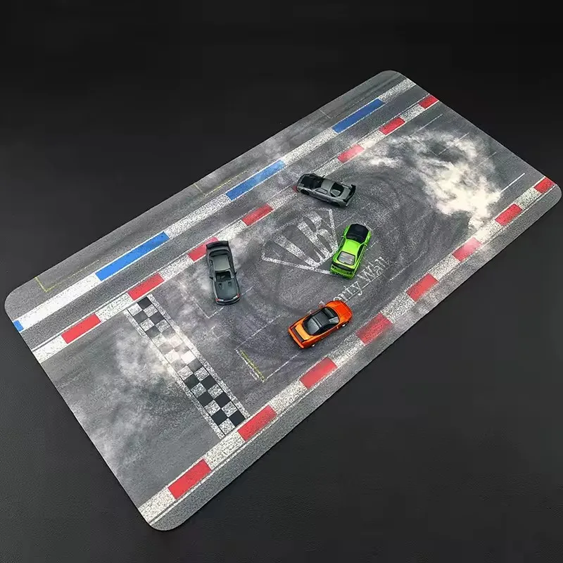 1:64 Scale Racing Scene Parking Lot Mat 60x30 cm 3 1:64 Scale Racing Scene Parking Lot Mat 60x30 cm - Image 3