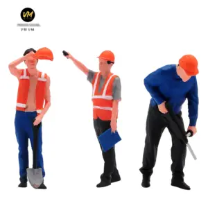 Construction Worker Miniature Figures Set 28 Se6763d4d2fc14c33aae509a32138878co