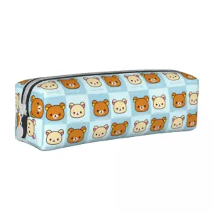 Rilakkuma Light Blue Pencil Case with Zipper