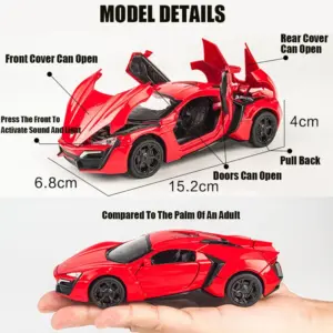 Lyken Hyper Sport 1:32 Diecast Model Red 9 Se827311c57794c39a8e9e611a476eb63c 1