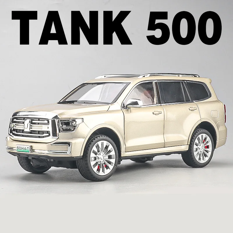 1:24 Scale Golden Tank SUV Model 7 1:24 Scale Golden Tank SUV Model - Image 7