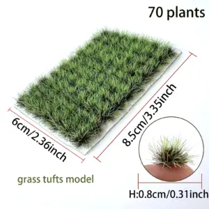 Set of 70 Miniature Static Grass Tufts 22 Se93ae3d45207460fbf2e7d35b4536f9av