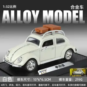 Beetle Shell Simulation Alloy Sports Car Model 17 Se96325fab21747fd8e44db33f82e10baF