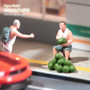 Watermelon Vendor Miniature Figure Model 8 Se99352e57aa5431b9fa2a08789218d5cT