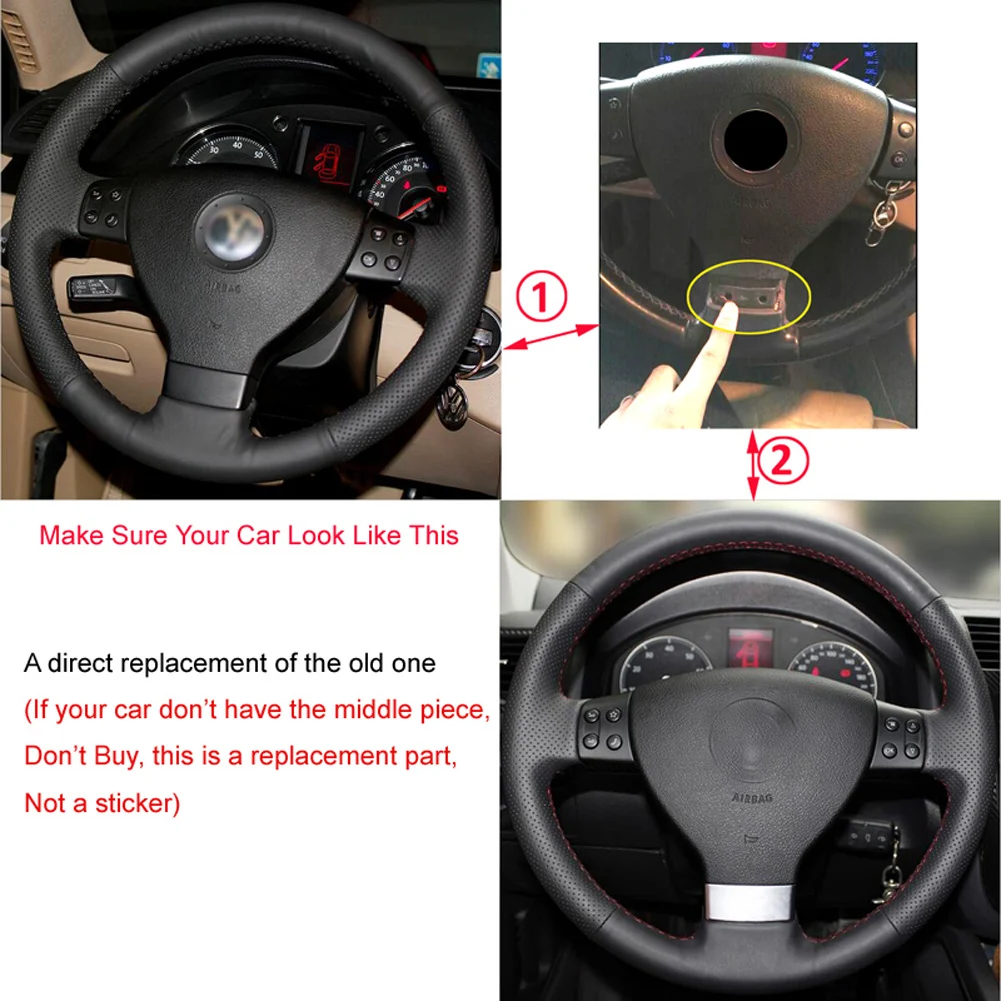 Volkswagen Steering Wheel Emblem Cover Upgrade 2 Volkswagen Steering Wheel Emblem Cover Upgrade - Image 2