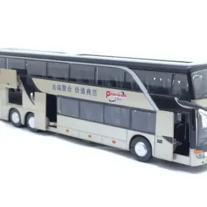 1:32 Scale Alloy Red Double-Decker Bus Model 17 Se9fba0e2996d447f879cbdcebf0b1ae7x