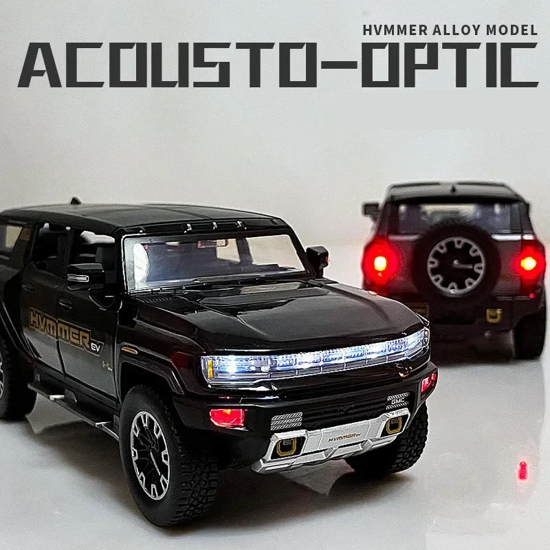 1:24 Scale HUMMER EV Diecast Model with LED 5 1:24 Scale HUMMER EV Diecast Model with LED - Image 5