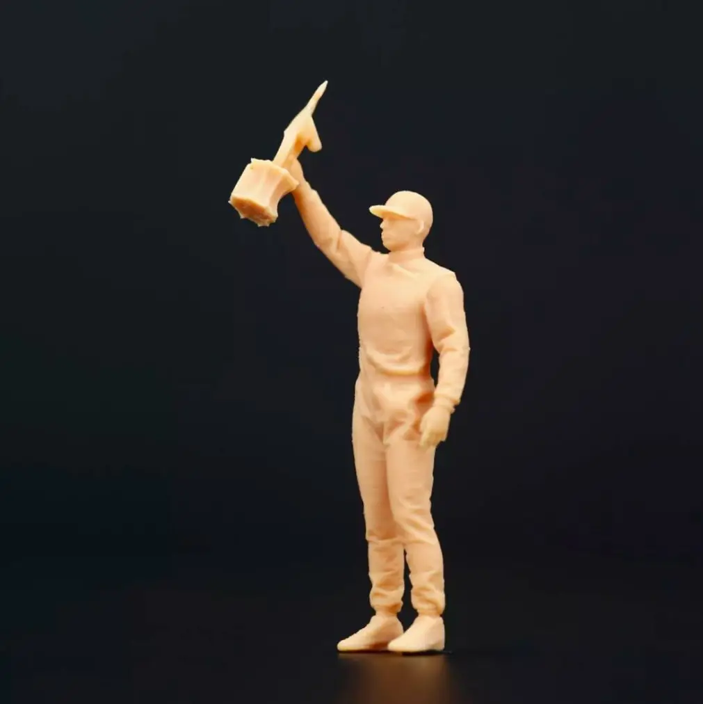 Miniature Racing Driver Figures Set of Six 5 Miniature Racing Driver Figures Set of Six - Image 5